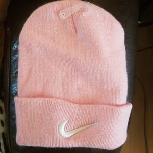 Pink Nike winter hat